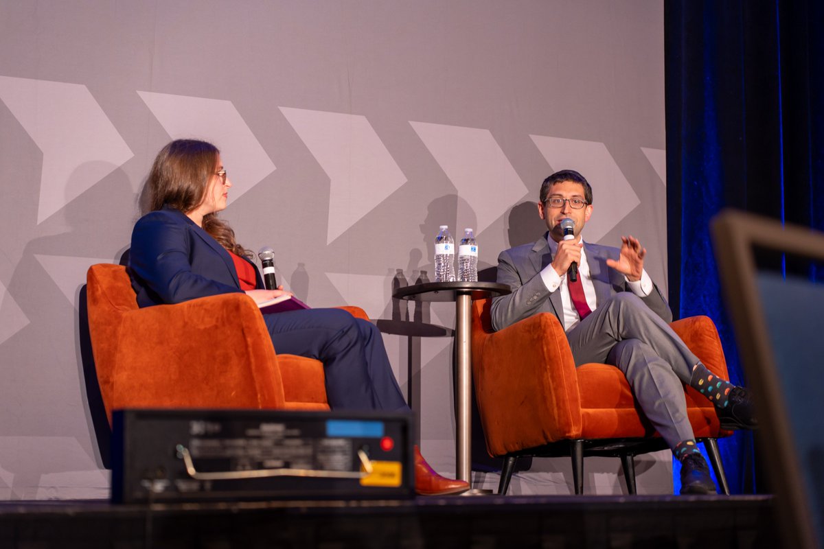 HCTTF's tweet photo. Our CEO, Theresa Dreyer, joined Abe Sutton, CMMI Director and Deputy Administrator, at the Civitas Annual Conference for a discussion on the next wave of #ValueBasedCare through the Center for Medicare and Medicaid Innovation (CMMI).
Thank you to Civitas Networks for Health® for bringing together leaders to advance the future of health care transformation!
#ValueBasedCare #HealthCareTransformation #CMMI #Civitas