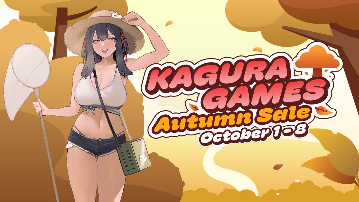 KaguraGames's tweet photo. 🥧 Save up to 80% off our games during the Autumn Sale 2026 &amp; enter our giveaway for a chance to win $20 in Steam Credit + our games! 🍂

Rules:

🥰 Follow us @KaguraGames
🔁 Retweet this tweet, like it &amp; tag a friend!
❤️ Join the giveaway at https://t.co/45DK6BzBy3 https://t.co/CxlnUcOC1z