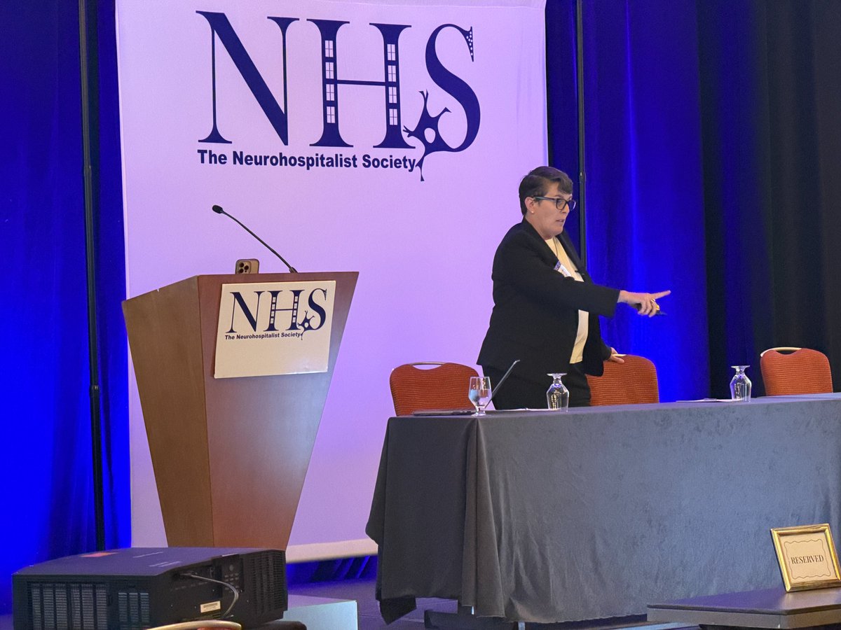 Neurohosp's tweet photo. Just presented: Dr. Vanessa Johnson on "Immunotherapy in Systemic Malignancies: Current State &amp; Future Directions." As immunotherapy use grows, more of these patients are landing on inpatient neuro services. 

#Neurohospitalist #NeuroOncology https://t.co/L8DFLEK6mf