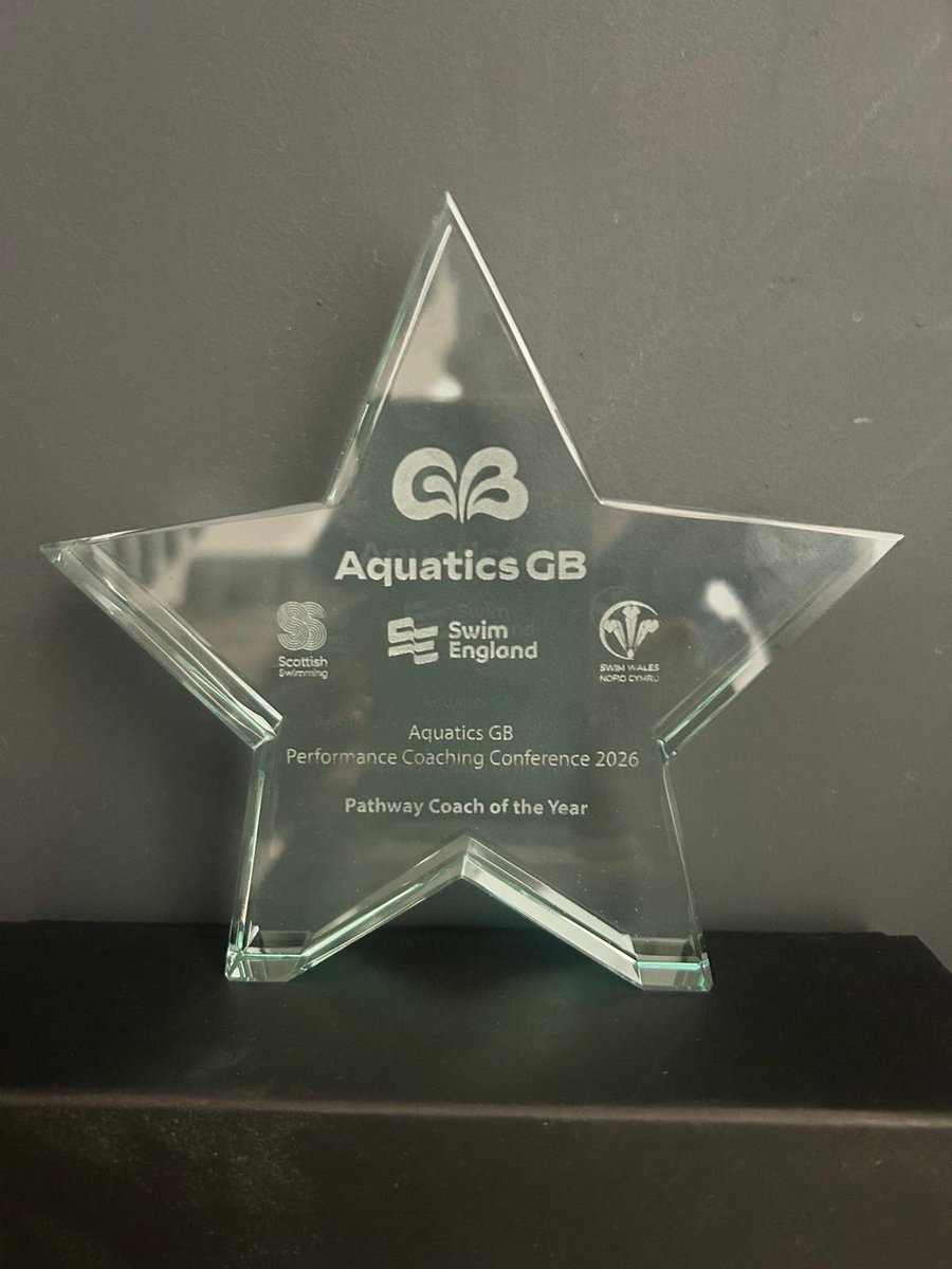 RTWMonsonSC's tweet photo. Pathway Coach of the Year 

Huge congratulations to Head Coach Karen on winning Pathway Coach of the Year at the annual Aquatics GB Conference 2026 👏🏻 

#rtwmonson #monson #letsgomonson https://t.co/R699t6FQ7l