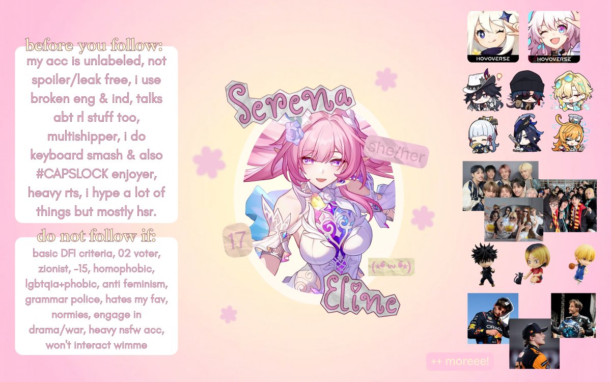 aastropolis's tweet photo. retweet/likes are very appreciated!

hEMLOOO :333 #anitwt #hoyotwt #hsrtwt #f1twt #unlabtwt #unlabeledtwt akuu sedang mencari teman. Check my fcv first or bisa juga check carrd aku yaa! if you're interested, kindly reply and i'll hyu 🫶🏻 do not follow first, thx! https://t.co/vUynn2XhJx