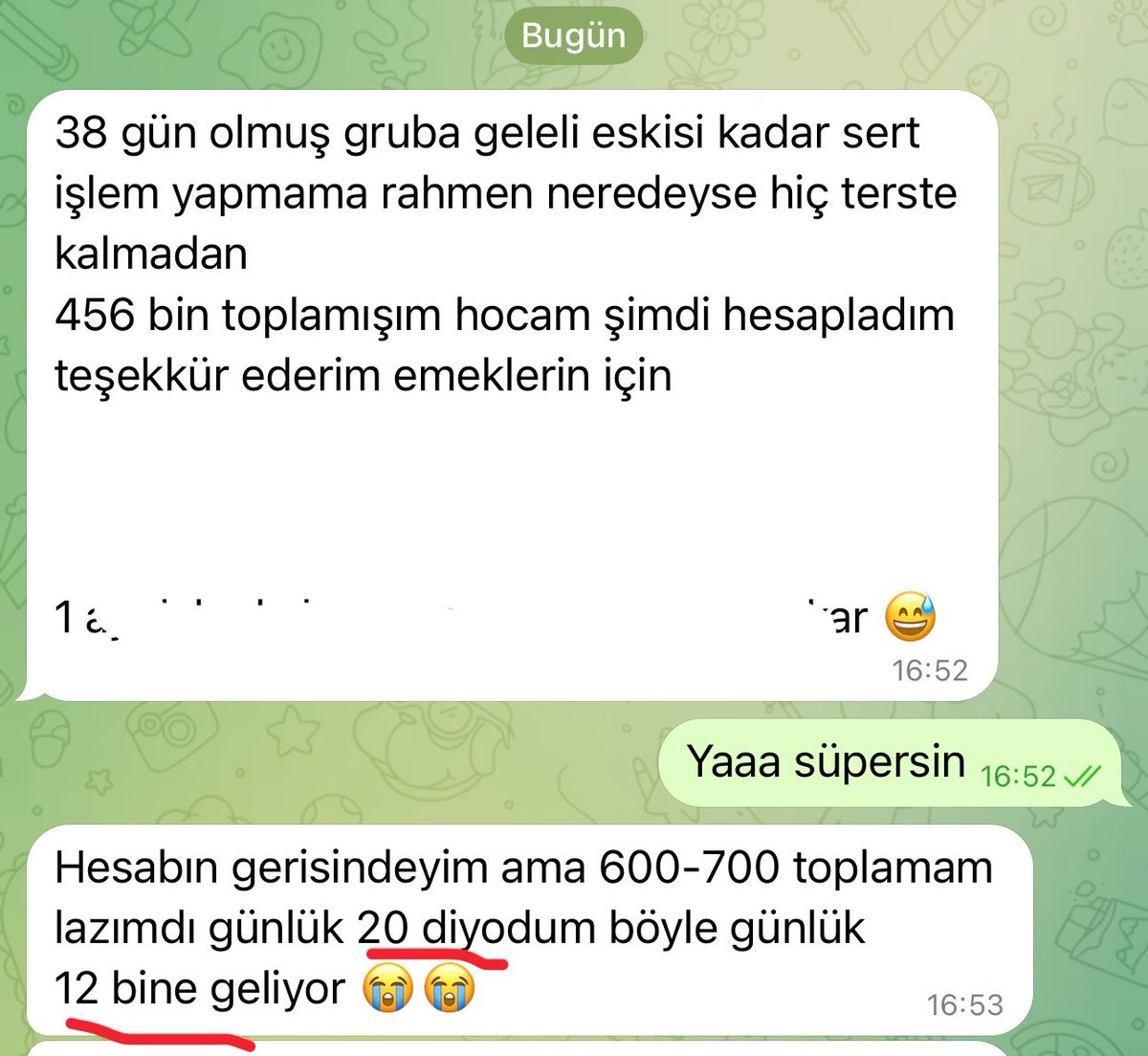 borsacnewbiee's tweet photo. Özdüdükçüler’de ‘derdini öpeyim’ hezeyanlarında bugün 😂

#borsa #viop https://t.co/we6o959bzr