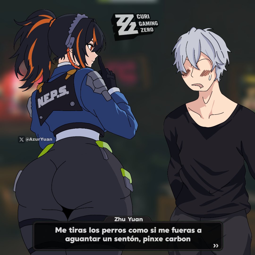 AzurYuan's tweet photo. Yo si te lo aguanto Zhu 
#ZenlessZoneZero‌ https://t.co/ETyky3v8gh