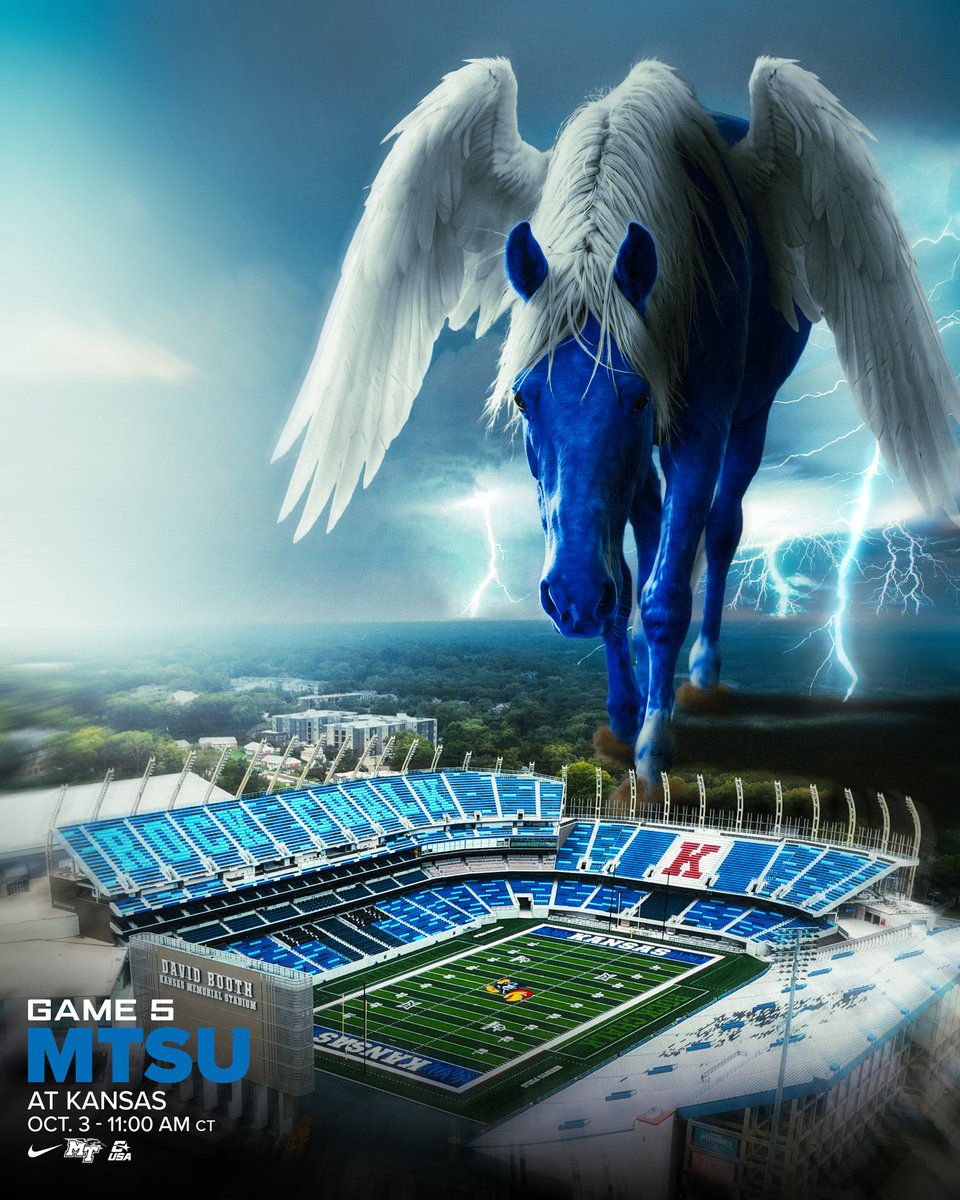 MT_FB's tweet photo. Blue Raiders headed west⚡️ https://t.co/MTA22YxFz6