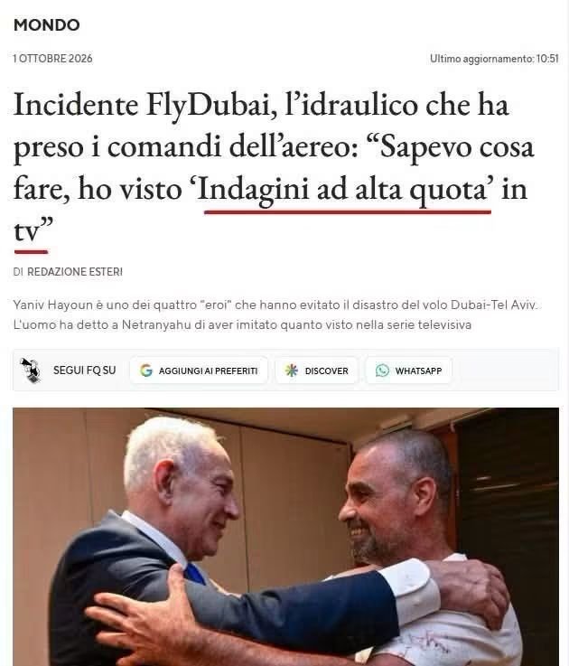 AleTanzini's tweet photo. Anche io ho visto #CsiMiami ed ho risolto il delitto di #Garlasco
#FlyDubai https://t.co/gDThc2yIwp
