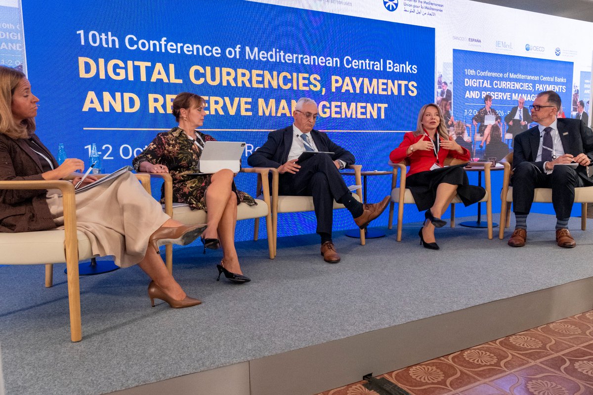 centralnabanka's tweet photo. 🇲🇪🇪🇺 Crna Gora već danas osjeća konkretne koristi evropske platne integracije.
Guvernerka #CBCG dr @IrenaRadovicMNE na konferenciji centralnih banaka Mediterana u Španiji govorila je o modernizaciji platne infrastrukture, evropskim standardima i povezivanju platnih sistema.
„Iskustvo Crne Gore potvrđuje da i manje ekonomije mogu brzo sprovesti ambiciozne reforme kada postoje jasni ciljevi, snažna institucionalna koordinacija i pouzdani međunarodni partneri.“
https://t.co/iswYKMOWpo
#CBCG #SEPA #InstantPayments