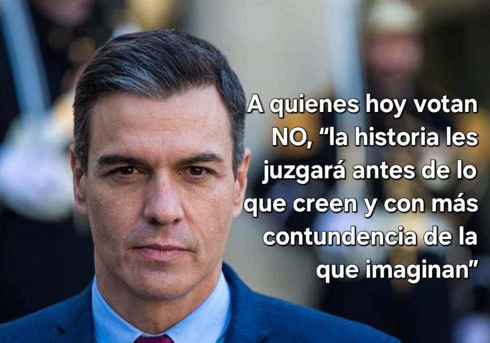 TaniaCrespo3's tweet photo. A quienes hoy votan no, “la historia les juzgará antes de lo que creen y con más contundencia de la que imaginan”
#OrgulloSocialista 🌹🌹 https://t.co/HIcWaniwAV