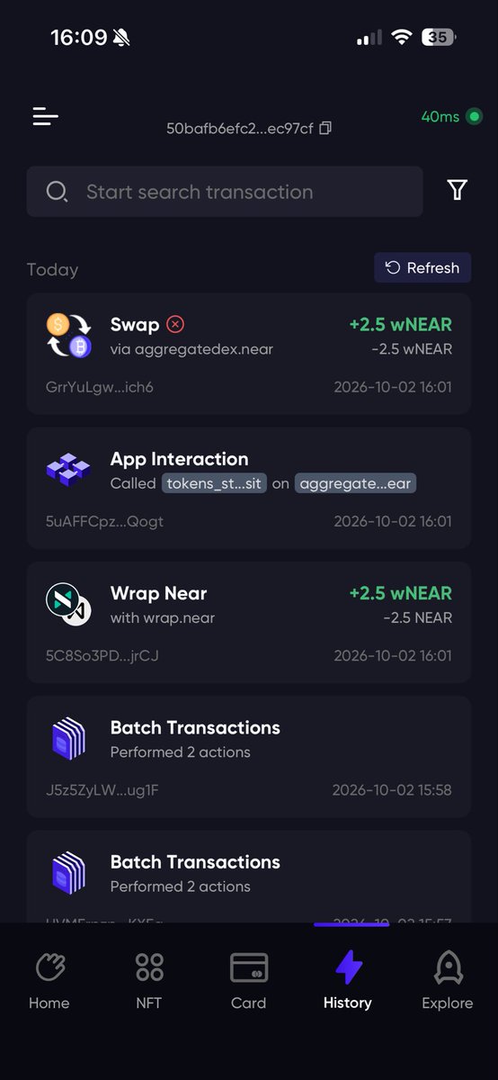 8mal3komma5's tweet photo. @MeteorWallet where did my near went? this shit is annoying asf https://t.co/Vy4E6mjzIe