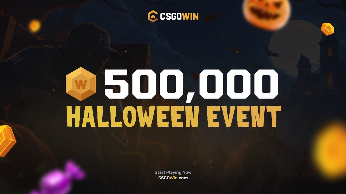 CSGOWincom's tweet photo. 👻 HALLOWEEN HAS ARRIVED ON CSGOWIN!

30 DAYS of calendar rewards, a 10,000 COIN weekly raffles, a NEW Pumpkin Spin & MORE! 🔥

🎟️ Promo Codes: 
Halloween - lvl 2+
Pumpkin - lvl 25+