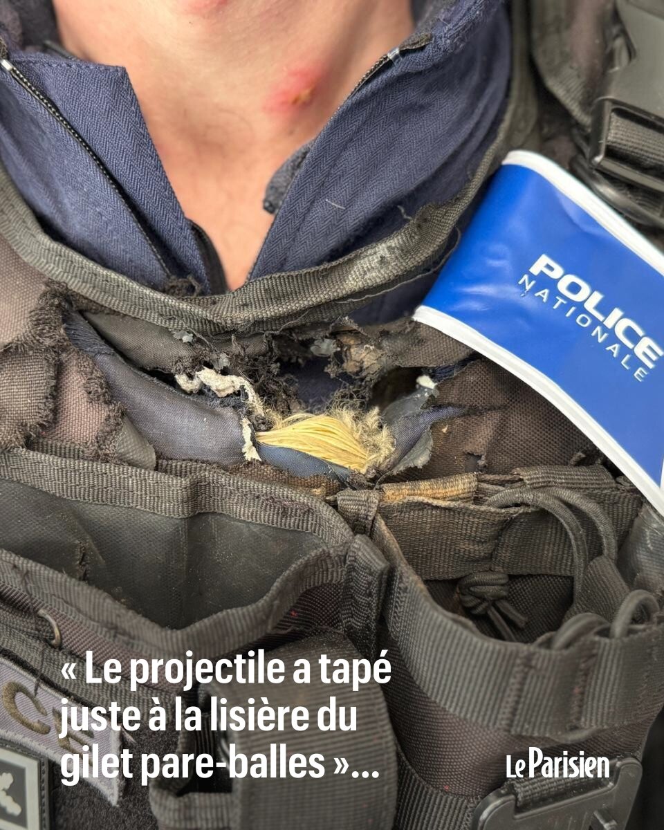 leparisien_fdiv's tweet photo. « Le projectile a tapé juste à la lisière du gilet pare-balles » : un commissaire de police blessé par un tir de mortier
➡️ https://t.co/6IjWnD9KnU https://t.co/dFNuP9S4cN