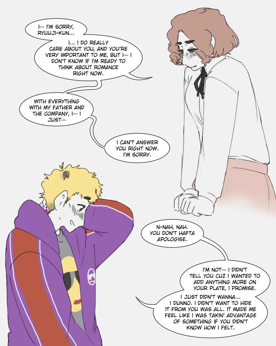 hypogryffin's tweet photo. (belated) #PRPM2026 day 20: confession // [ryuharu] https://t.co/2VKsZAwW6g