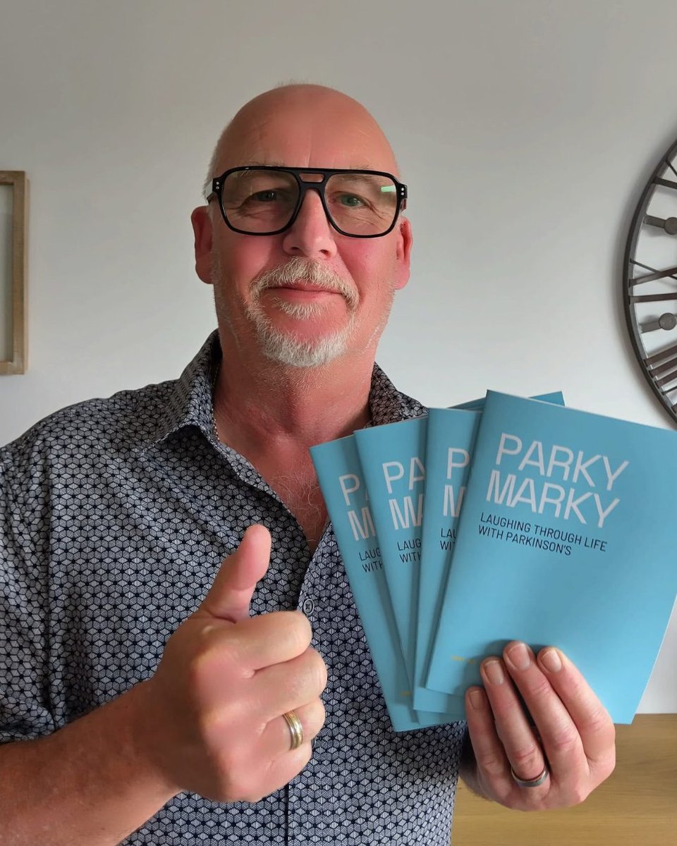 ParkinsonsUK's tweet photo. "Finding a little laughter can help to lighten the load."

Mark was inspired to turn his experiences into comedy, creating a booklet of scripts that explores Parkinson's with warmth and humour.

Join us for a night of brilliant stand-up comedy: https://t.co/9BRe2SK4En https://t.co/dVffbM93Oh