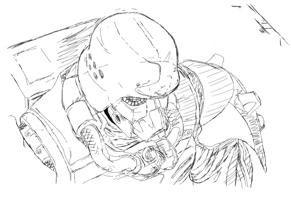 MikePIctureee's tweet photo. 人狼&amp;我々は宇宙人 模写rkgk
#イラスト https://t.co/OaWGUm7F56