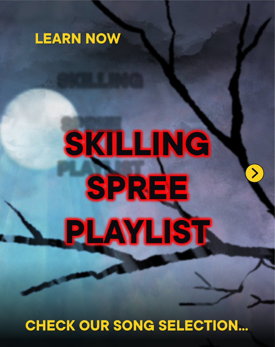 rocksmithplus's tweet photo. 🎃 SKILLING SPREE

Forty tracks, forty artists, one playlist built to level up every skill on the fretboard. Available October 1, 2026.

From Mr. Brightside to Eruption to Tornado of Souls, there's a challenge for every level 🎸

Repost if your favorite is in there.

DOWNLOAD NOW FOR FREE 👉 https://t.co/ZdImfcZuF6

#RocksmithPlus #guitar