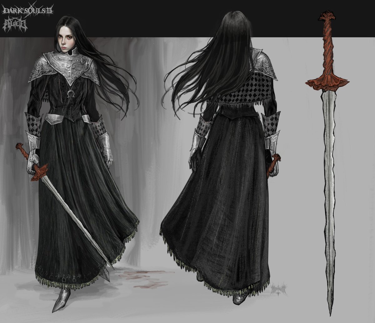 alpraum's tweet photo. Commission: Alice in a Dark Souls III setting, wearing Yuria of Londor's armor set
#ALICEMADNESSRETURNS #DARKSOULSIII https://t.co/NYC5OXvNUf