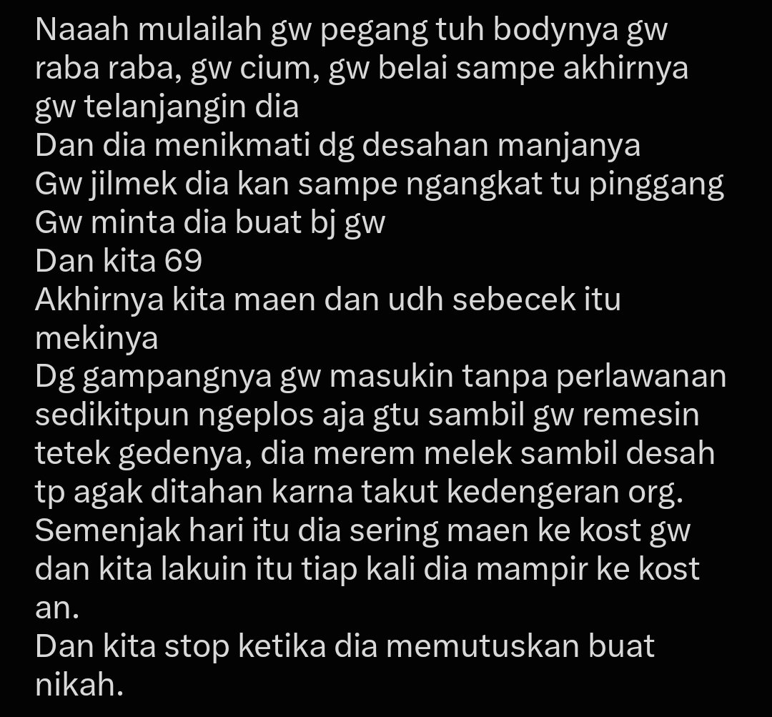 csn_mas's tweet photo. Pengalaman 18+ sama temen kerja https://t.co/59qk8JbsdV