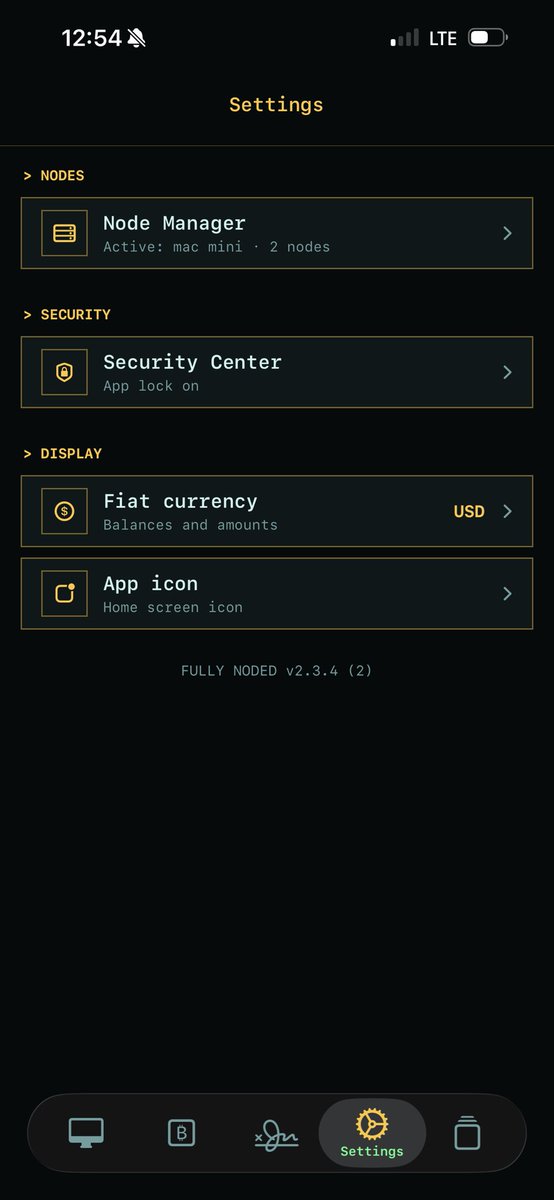 Fonta1n3's tweet photo. UI update for @FullyNoded, thanks AI. https://t.co/OYMe5CC38E