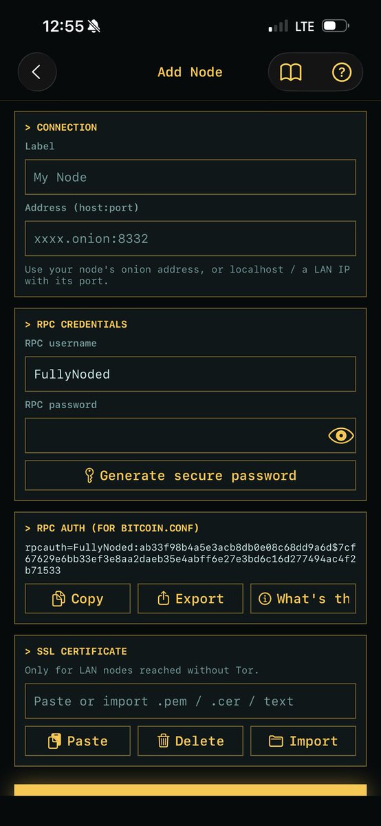 Fonta1n3's tweet photo. UI update for @FullyNoded, thanks AI. https://t.co/OYMe5CC38E