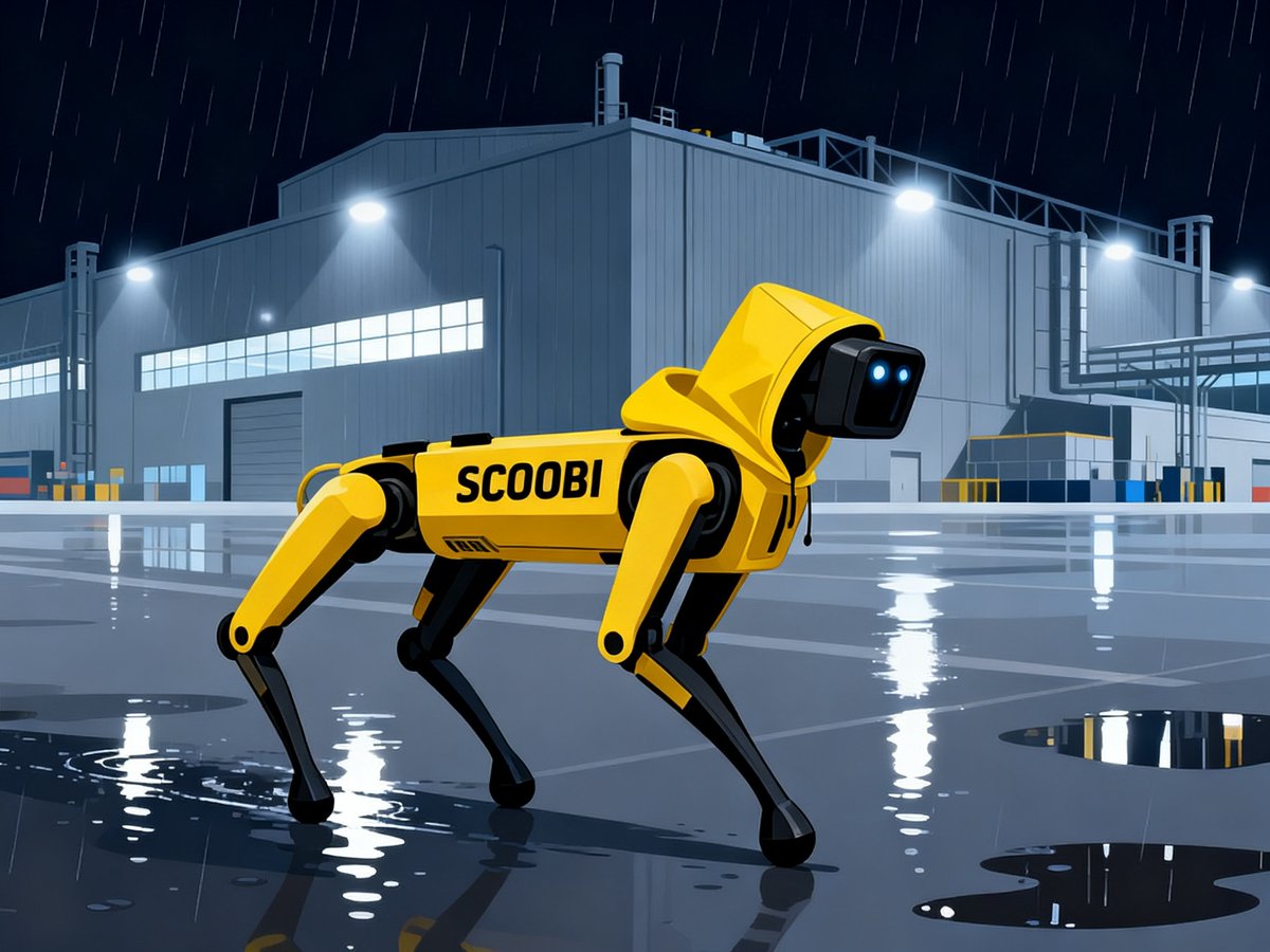 ScoobiMemes's tweet photo. rain doesn't stop the patrol. the raincoat was a gift https://t.co/0Glz9dfv5K