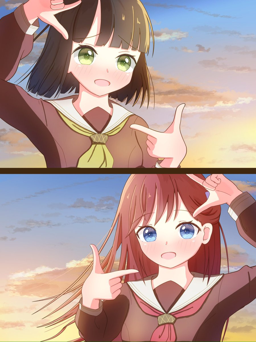 sakuradmp's tweet photo. そこにある一瞬を永遠にしよう

#蓮ノ空美術部
#百生吟子 #錦上マイカ https://t.co/k5u6Xt3maH