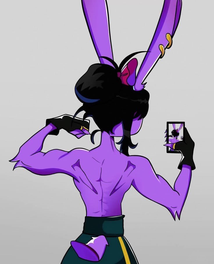 Jennifer_J_8's tweet photo. Mirror check. Back gains unlocked. 💜📸✨
.
#TheAmazingDigitalCircus #TADC #Jax #DigitalCircus #FunnyBunny https://t.co/7rwUY3oorq
