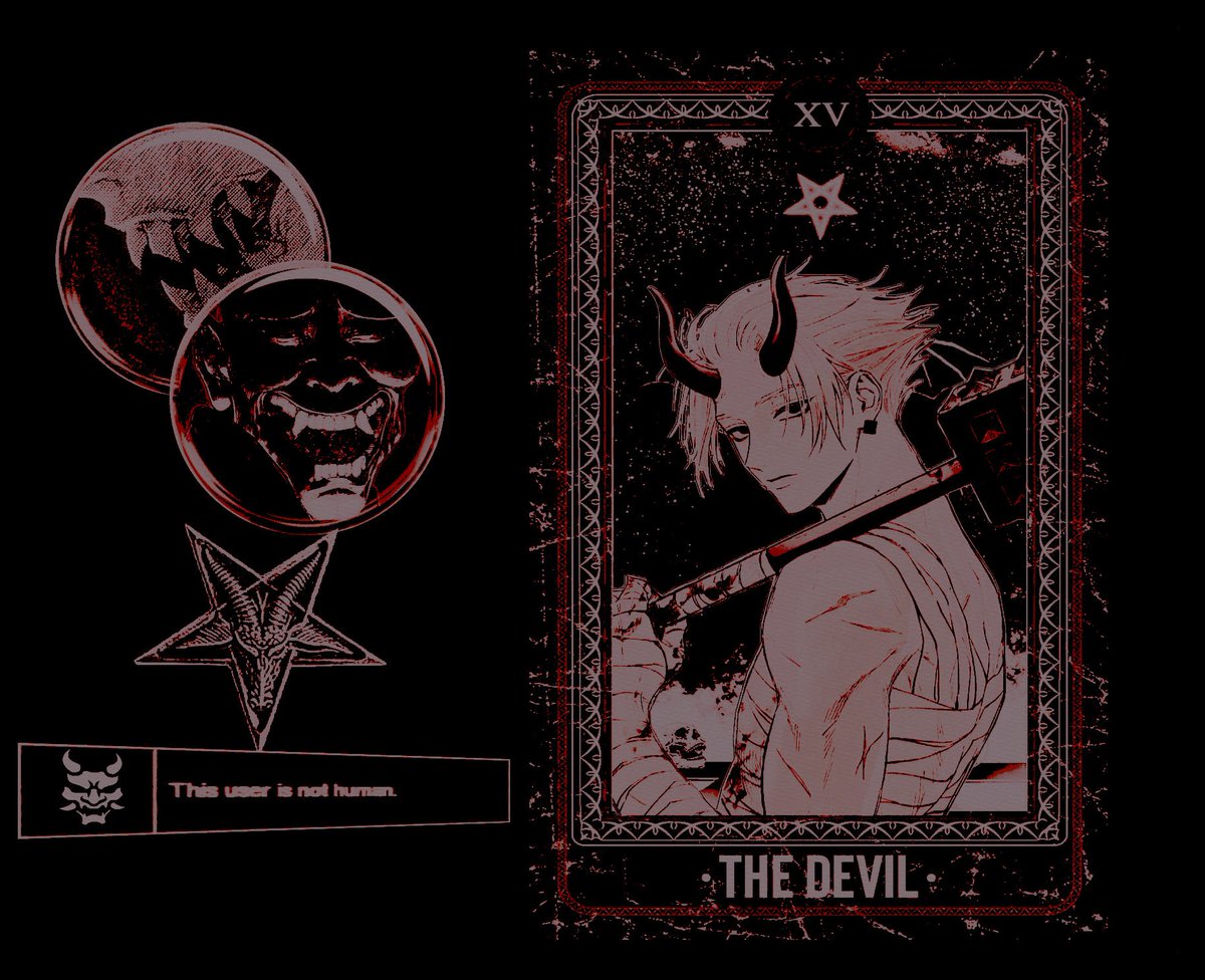 PLAYER__0NE__'s tweet photo. ㅤ⠀

ㅤ   ⠀❪ 𝐇alloween 𝐄vent 🎃 ❫

❝ Polvo fuiste, mas del polvo no renaces. La virtud del mortal fue sopesada y hallada deficiente, consumida por el fuego del karma. La humanidad ha muerto en mí; ya no busco el Nirvana, he abrazado la eternidad del 𝐎𝐍𝐈 ❞ 。
ㅤ⠀ https://t.co/XJBb5J9thv