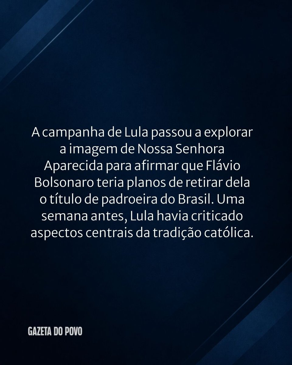 gazetadopovo's tweet photo. Atos e falas anticatólicas de Lula contradizem interesse repentino em Nossa Senhora

https://t.co/sowofr2Jfg https://t.co/TAkp8wdURw
