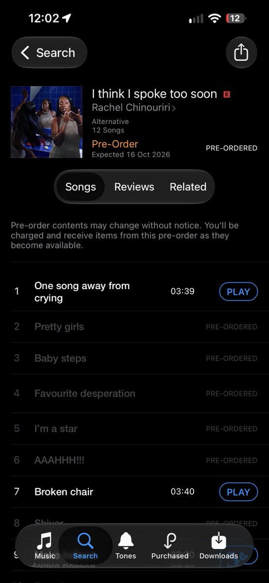 SwiftiephylusT's tweet photo. hi swifties, can we do our thing for Rachel and pre-order her new album or the singles please 🫶🏼🙏🏼
this is so disheartening to see in fan culture https://t.co/TPcWHrdIwS