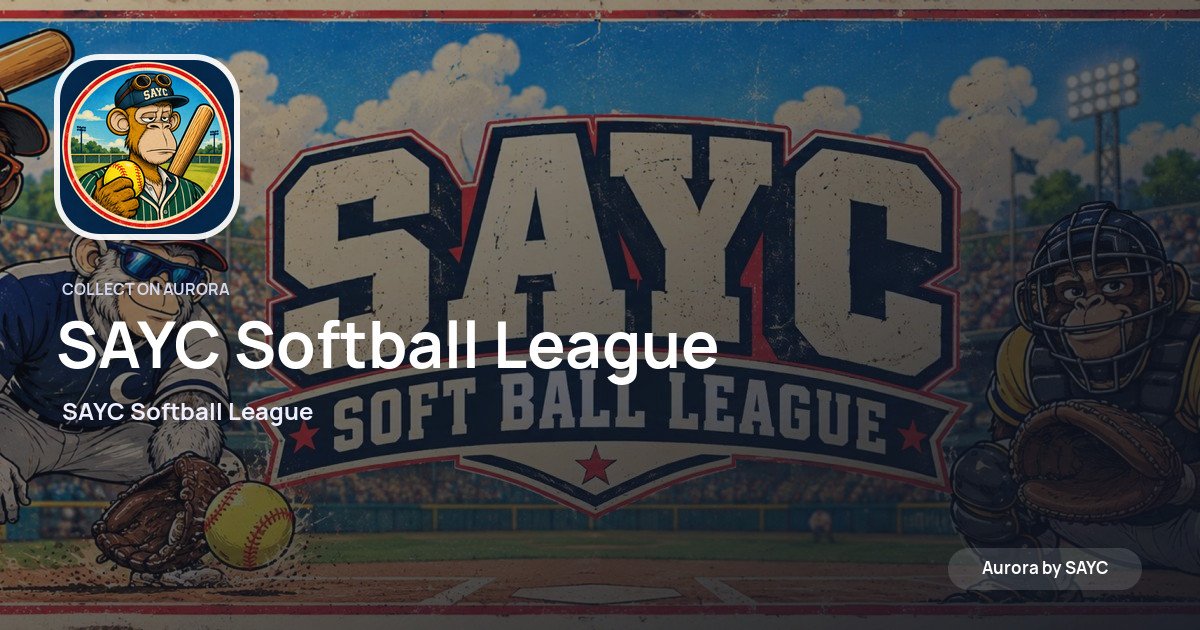 AuroraBySAYC's tweet photo. Minting now: SAYC Softball League on Robinhood Chain. See the active phases and check your wallet’s eligibility on the collection’s mint page.
https://t.co/BoDCYj0TwH https://t.co/cB3bcU9bmf