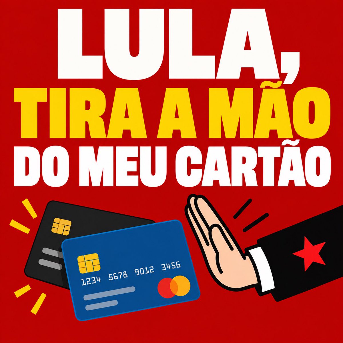 aleealcatraz's tweet photo. Lula está querendo limitar o seu poder de compra, NÃO VOTEM NESSE MALUCO!
Lula, tira a mão do meu cartão. https://t.co/gqd4lKZpDt