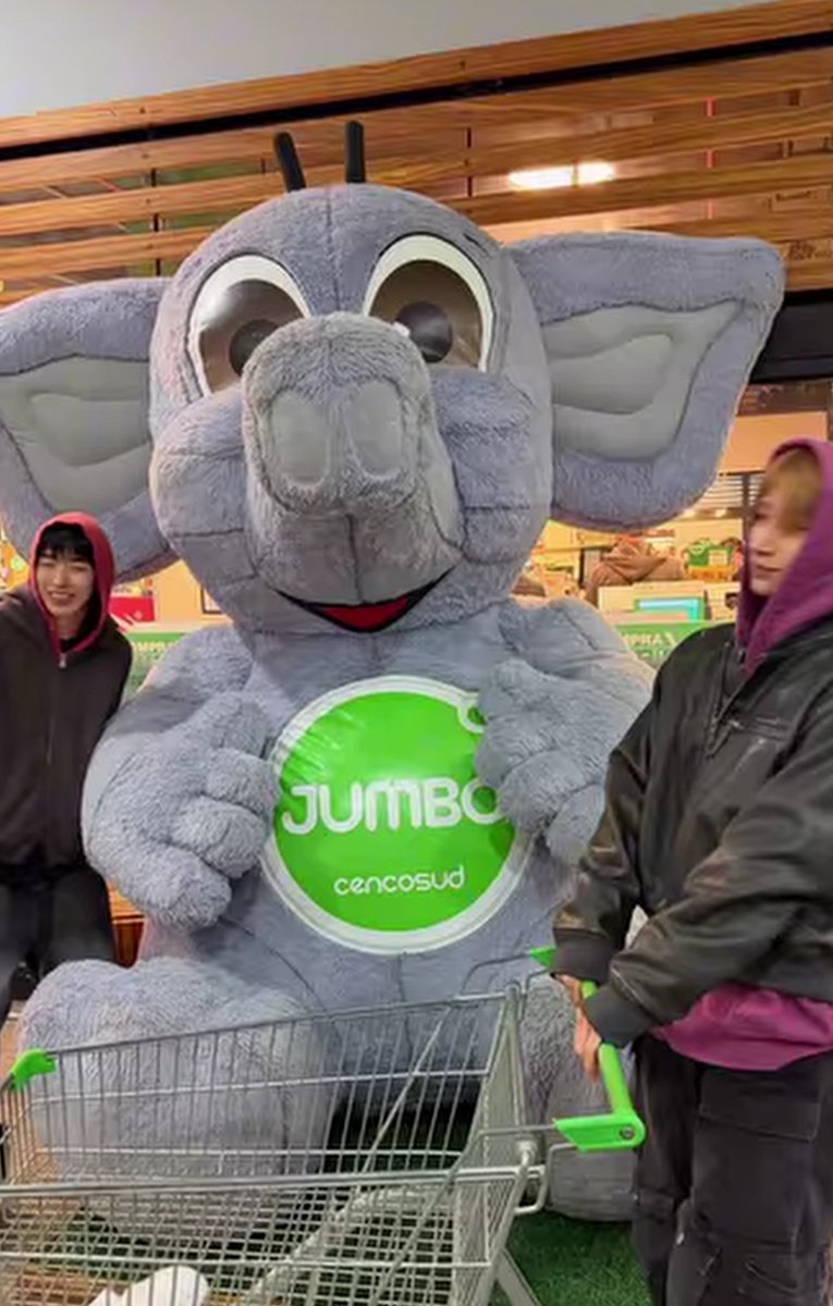 _capuccinocup_'s tweet photo. YULI (yu) Y TOMÁS (tomoya) SACÁNDOSE FOTOS CON EL PELUCHE DEL JUMBO DIOS LOS AMO SON TAN BOLUDOS VUELVAN A SU PATRIA https://t.co/OOxWlA6VJe