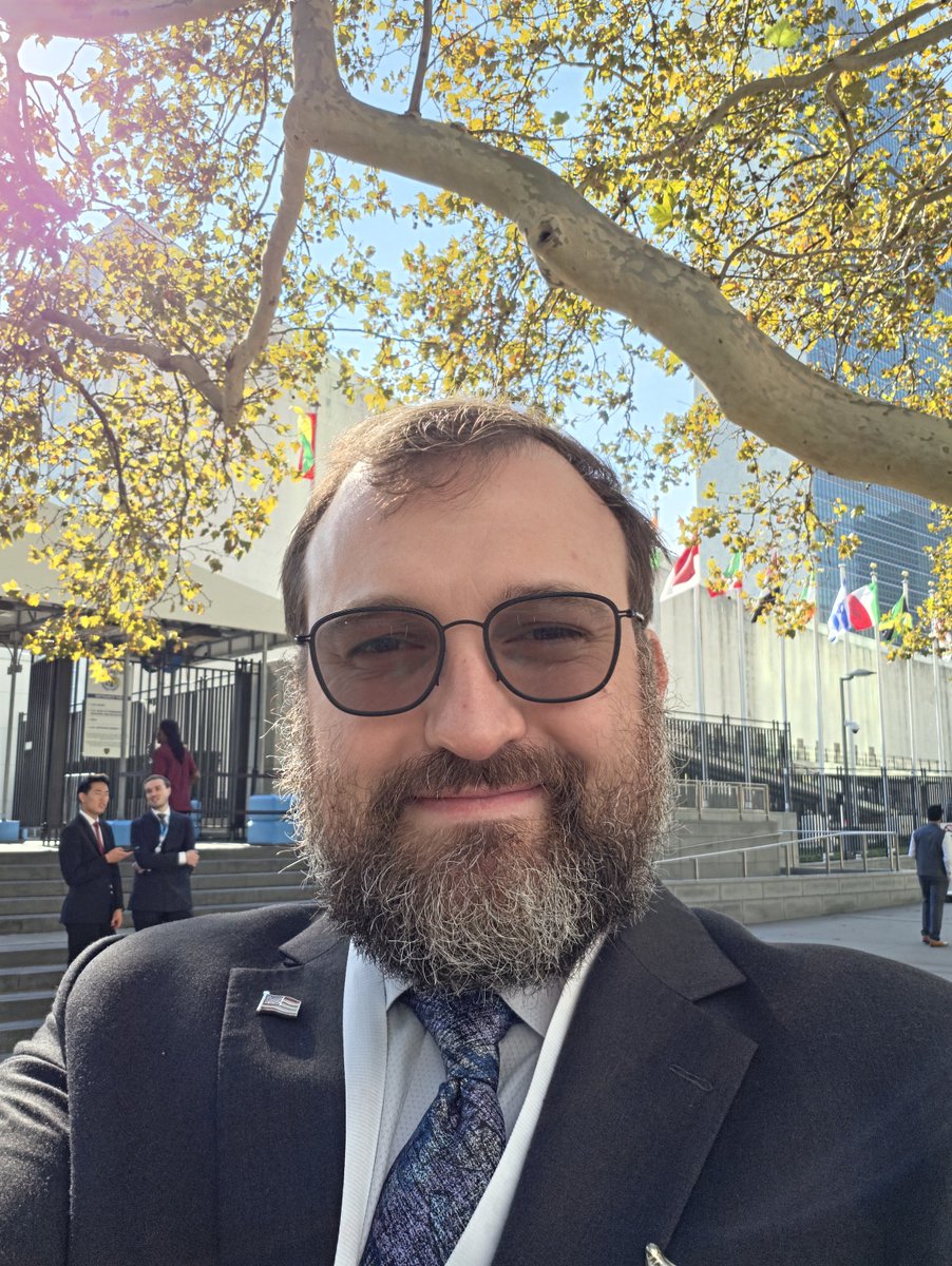 IOHK_Charles's tweet photo. Good to be here at the United Nations https://t.co/y1UQoIJaMi