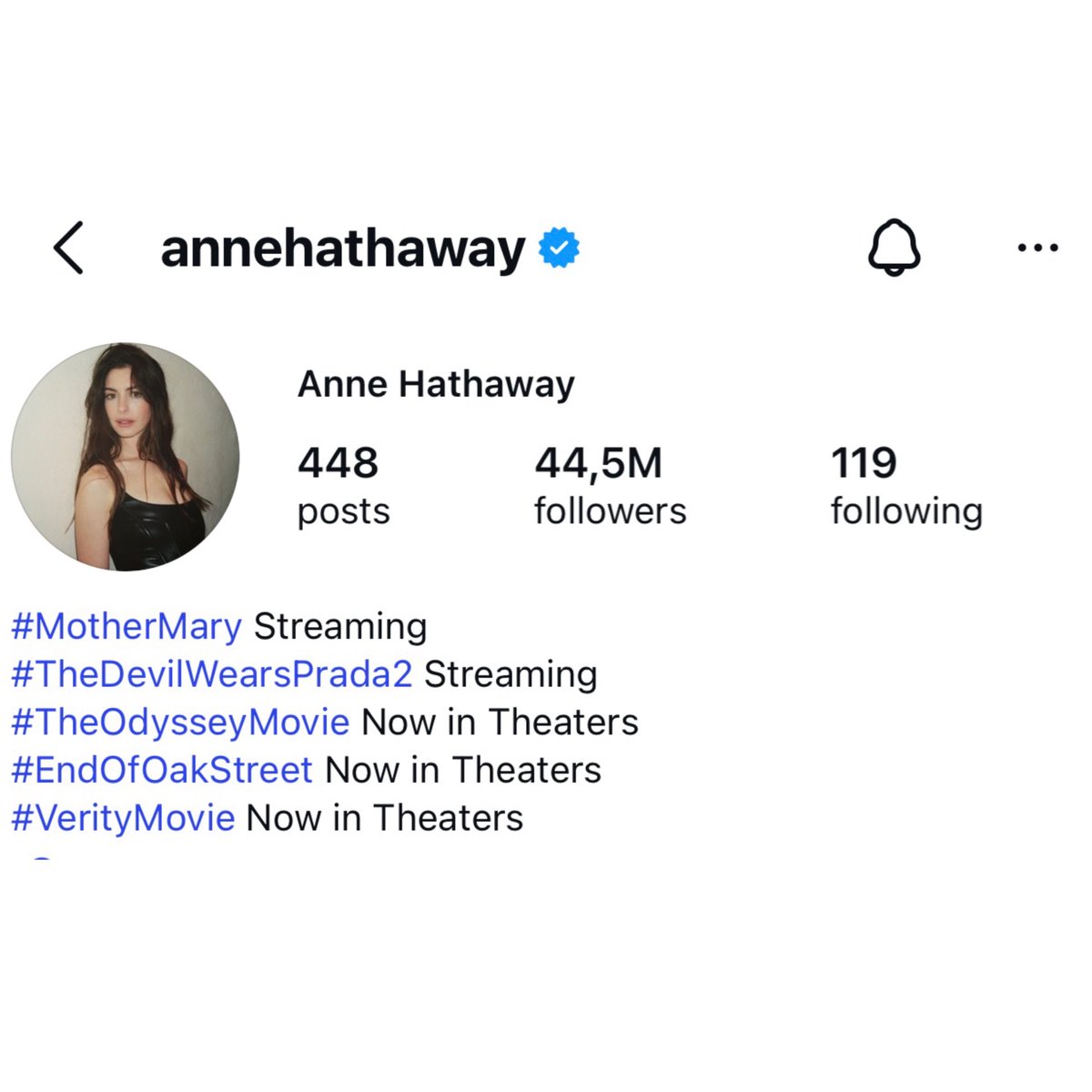 hthwaym's tweet photo. five movies, one whole year and so much hard work. watching anne take on all of this has made me so proud. what a fucking year for her https://t.co/qmDnxFNx6I
