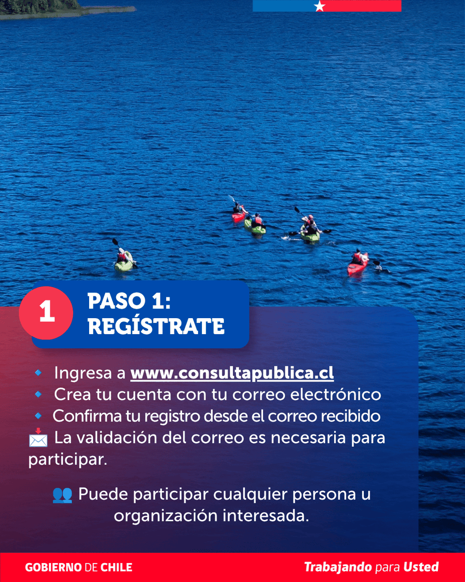 Sernatur's tweet photo. @Sernatur_RM @sernaturcoquimb @sernatur_1 @SernaturLagos @DescubreLosRios @sernatur_valpo @SernaturNuble @SernaturMaule @sernaturaysen @subturismo @Sernatur_XV @Sernatur_IX @SernaturBioBio @Sernatur_VI @SernaturAtacama @Sernatur2 📣 ¡Tu opinión puede marcar la diferencia!

Te invitamos a participar en la Consulta Pública y aportar con tus observaciones para fortalecer las normas técnicas de turismo aventura.

🔗En este post te explicamos cómo dejar tus observaciones paso a paso en https://t.co/diFpWr0jlJ https://t.co/sG4k7lgX1e