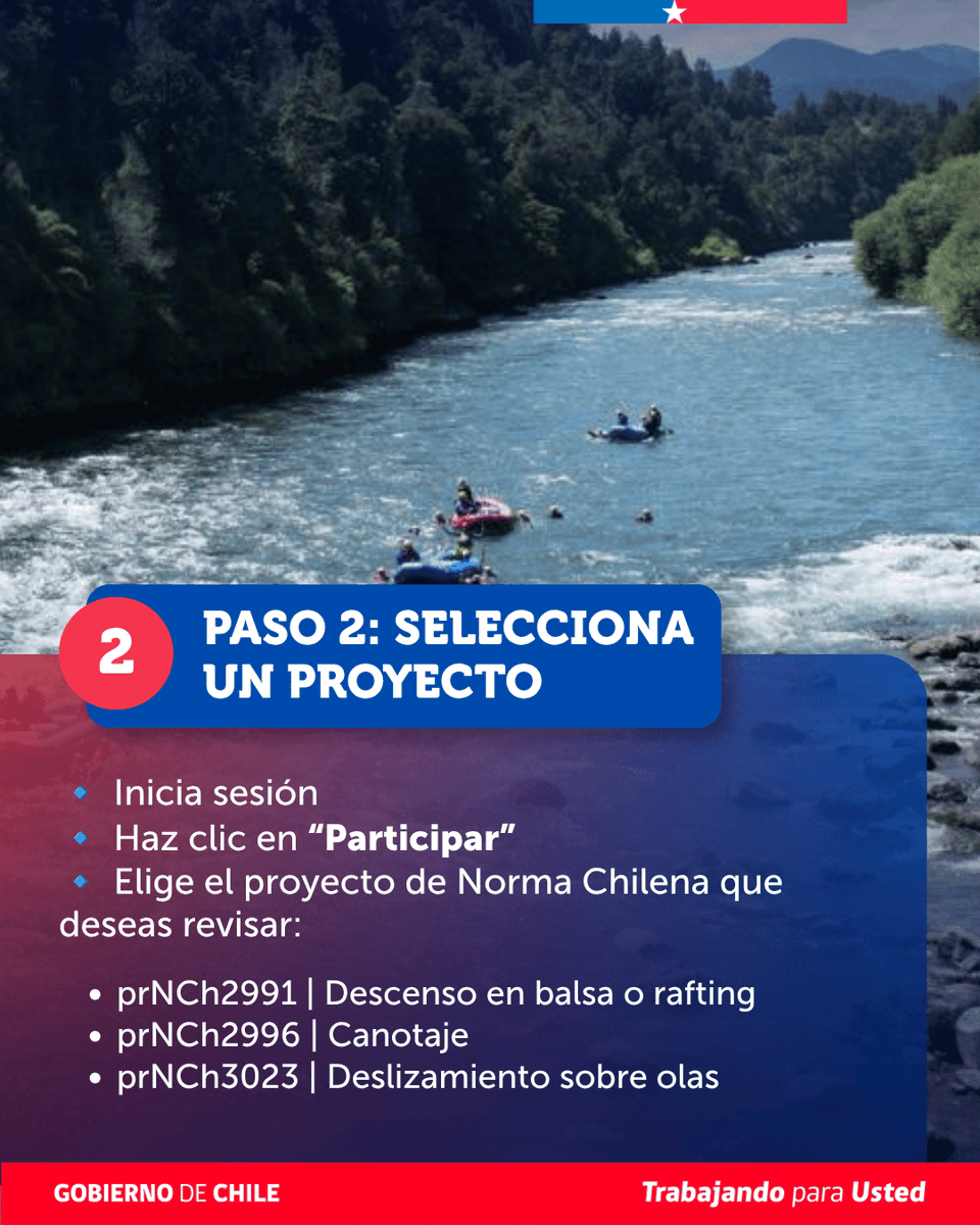 Sernatur's tweet photo. @Sernatur_RM @sernaturcoquimb @sernatur_1 @SernaturLagos @DescubreLosRios @sernatur_valpo @SernaturNuble @SernaturMaule @sernaturaysen @subturismo @Sernatur_XV @Sernatur_IX @SernaturBioBio @Sernatur_VI @SernaturAtacama @Sernatur2 📣 ¡Tu opinión puede marcar la diferencia!

Te invitamos a participar en la Consulta Pública y aportar con tus observaciones para fortalecer las normas técnicas de turismo aventura.

🔗En este post te explicamos cómo dejar tus observaciones paso a paso en https://t.co/diFpWr0jlJ https://t.co/sG4k7lgX1e