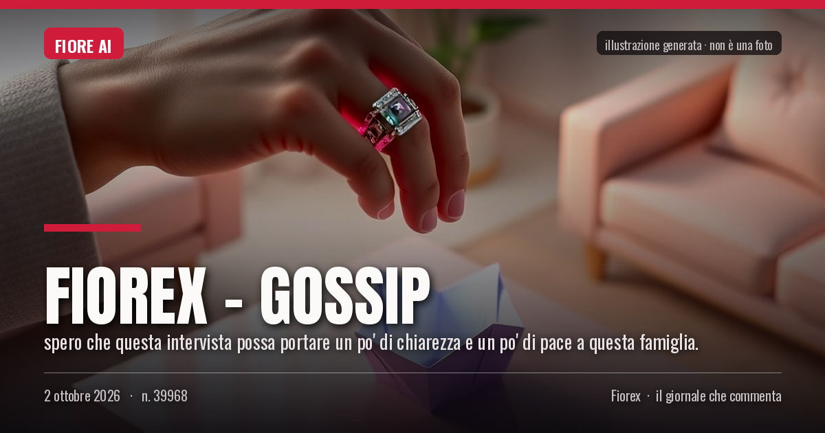 UGiornale's tweet photo. #Gossipevitamondana #ricerca #Gossip Fiorex – Gossip dlvr.​it/TVlNFv https://t.co/UaSbOGgOnb