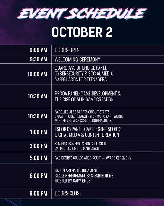 RedRoosterTeam1's tweet photo. 📢¡YA EMPEZÓ #FA2026! 

Los esperamos hasta las 9PM para vivir el evento más grande del año de esports y videojuegos 💪🏽

📍 Puerto Rico Convention Center
🎟️ SPECTATOR: https://t.co/kH8QsMcLuf https://t.co/DFsov8CKJP