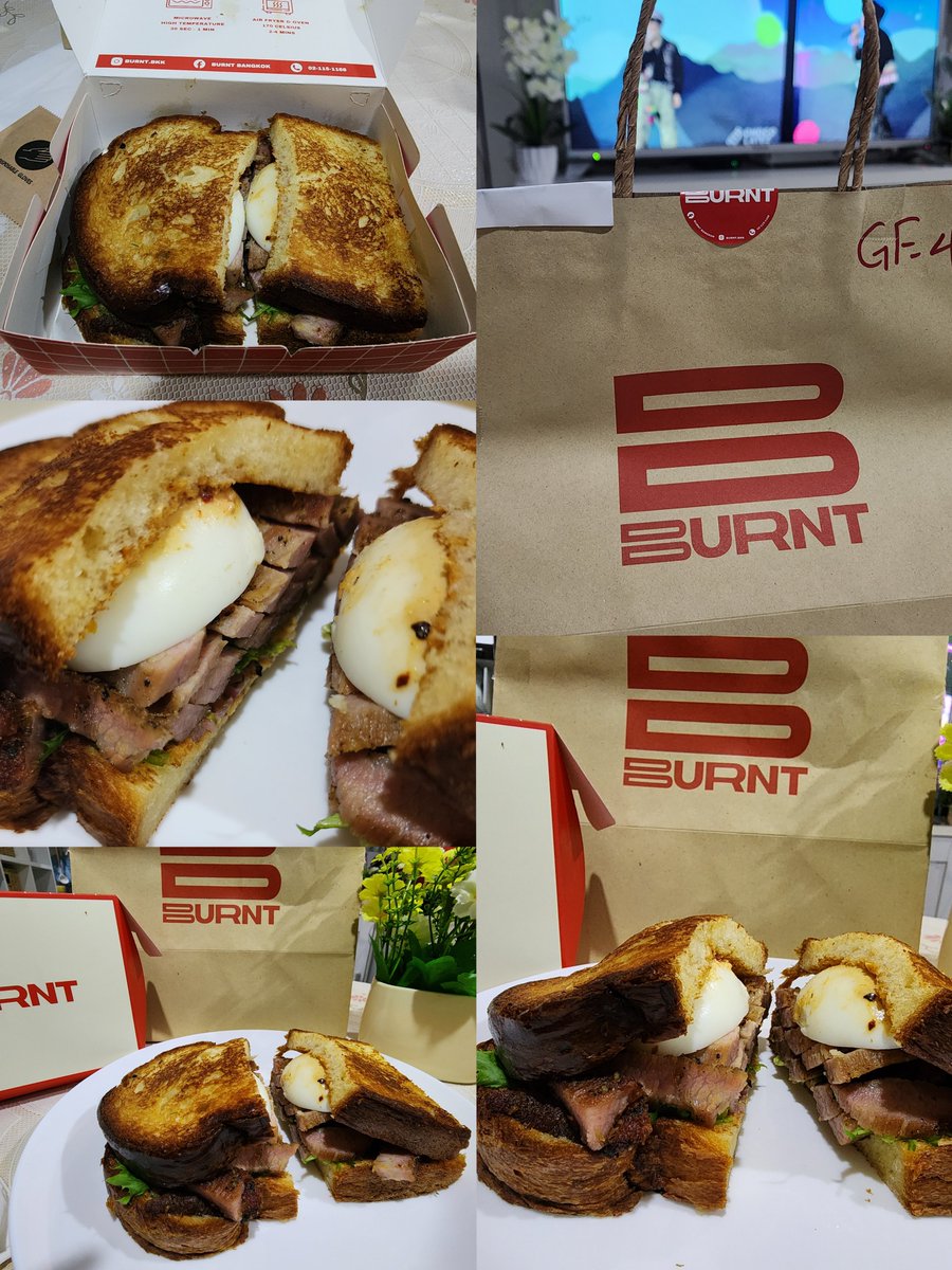 Patt_patt123's tweet photo. วันนี้สั่ง​ burnt ของคุณสกาย​ x​ pig  Me​ Up น้องเจมีไนท์​ มาทานที่บ้าน​ อร่อยลงตัวมาก​ เนื้อขนมปังกับหมูและซอสลงตัวแซ่บมาก​  👍🔥🔥

#Burntbkk #PigMeUpTH
#skywongravee #Gemini_NT https://t.co/bWTlEDO9kQ