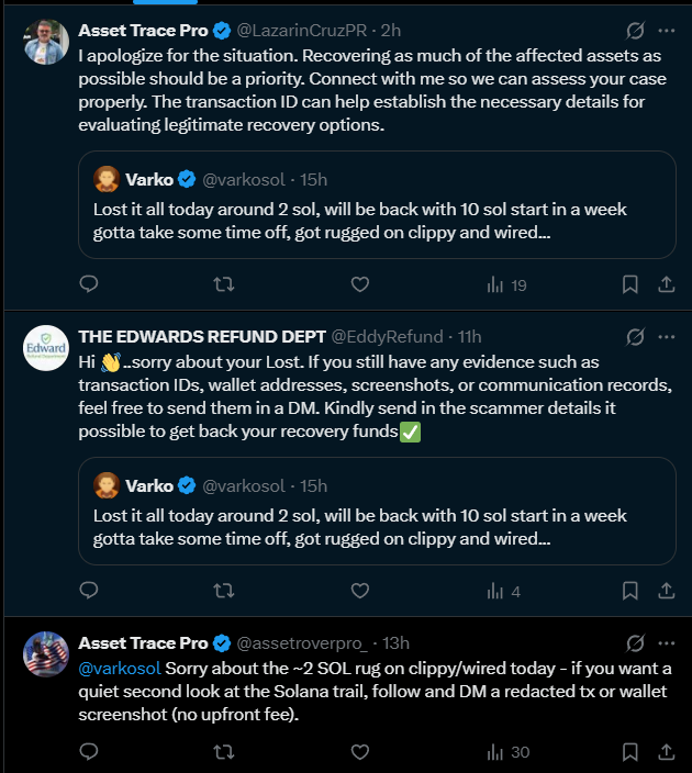 varkosol's tweet photo. yo scammers hop off my shi https://t.co/z07uh5K065