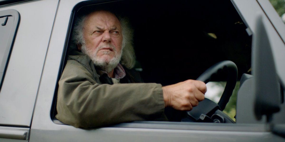 DetectoristsA's tweet photo. Larry: Any of you chaps see a trampoline? 
We had to wait until episode five of the second series to see him again.
Stole the series with one of the best cameos ever? Potentially 😆
Detectorists... Pure genius
@BBCiPlayer
#Detectorists #missingtrampoline https://t.co/wVZe8d5xPT