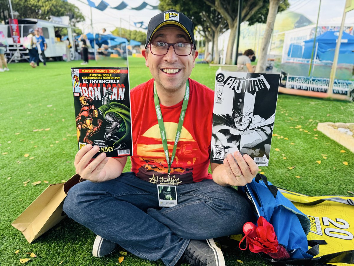 VicWallaceStark's tweet photo. Compritas de las San Diego Comic-Con Málaga 2026 #SDCCMálaga2026 https://t.co/W98eTFbaVR