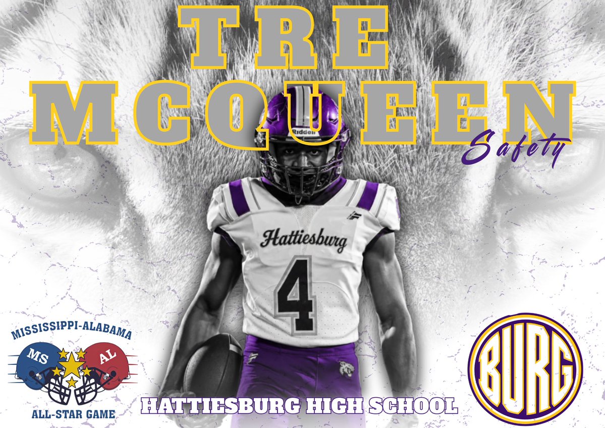 BurgBuiltFB's tweet photo. Congrats to our 2027 Safety/ATH Tre McQueen for being selected to the MS/AL All Star game. Also congrats to 2027 OL Legend Garrett for being selected to the Bernard Blackwell North-South game. We look forward to you both representing our program!! Go Tigers!!! #EDC https://t.co/eT0M3o3gDW