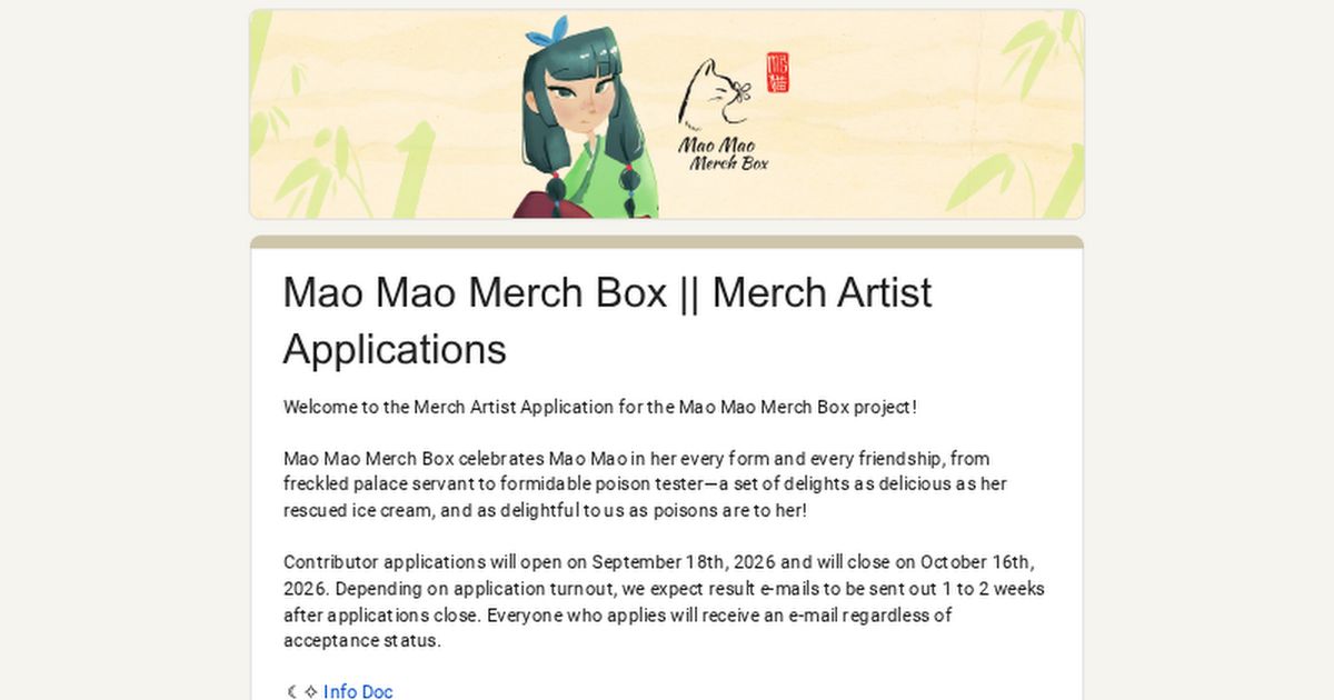 maomaomerchbox's tweet photo. https://t.co/L4TDWvp46L 

#maomao #theapothecarydiaries #apothecarydiaries #tad #zineapps https://t.co/45Dcdz7Mn0