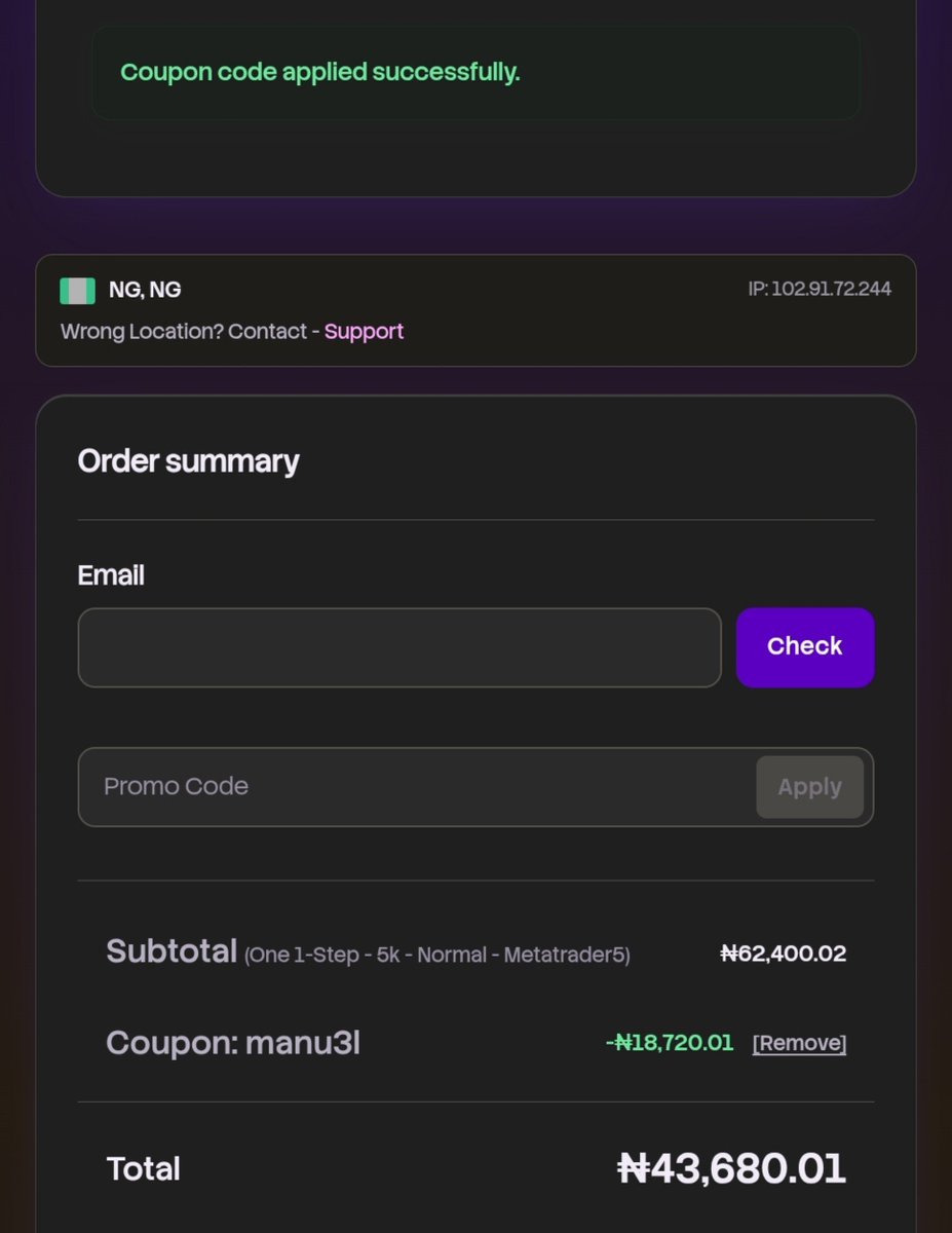 Princemanu3l's tweet photo. Broo other firms got you trading for 30 days like jail time 😭  

BEM One 1-Step:  
Pass in ONE trade.  
No min days. No consistency rule.  

30% OFF with code MANU3L
5K now only ₦43,680  (Daylight Robbery - The good one👿)

👉 https://t.co/ehTIiR4fPY  

Don’t sleep 🔥 https://t.co/Z41pvuV8NL