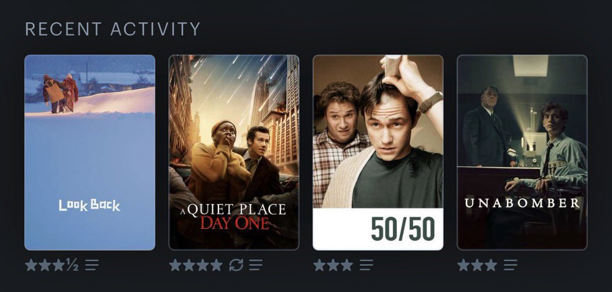 0325iamnot's tweet photo. @letterboxd I watched “Quiet Place: Day One” again. it was so good. https://t.co/XDf0GljTzi