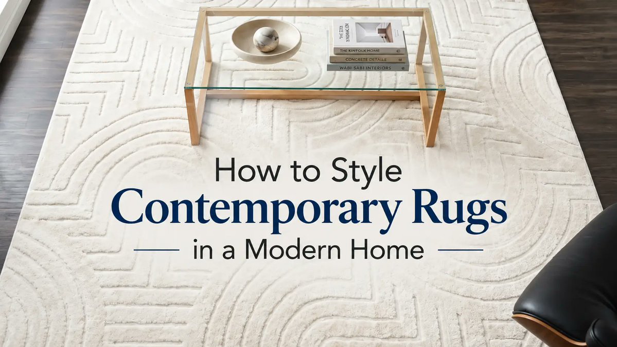 TheRugMarketCa's tweet photo. How to Style Contemporary Rugs in a Modern Home https://t.co/tjDUTrmUYU