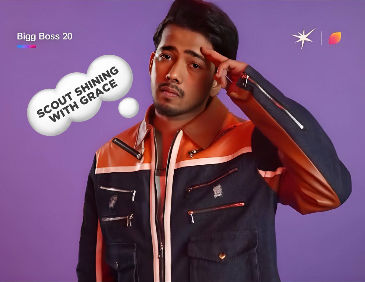 munawar266332's tweet photo. SCOUT SHINING WITH GRACE

No matter what happens around him, Scout keeps his calm, stays genuine, and carries himself with confidence. His natural personality and positive energy speak, Truly shining in his own way. 

#ScoutOP #BiggBoss20 https://t.co/k5vjItGJHb