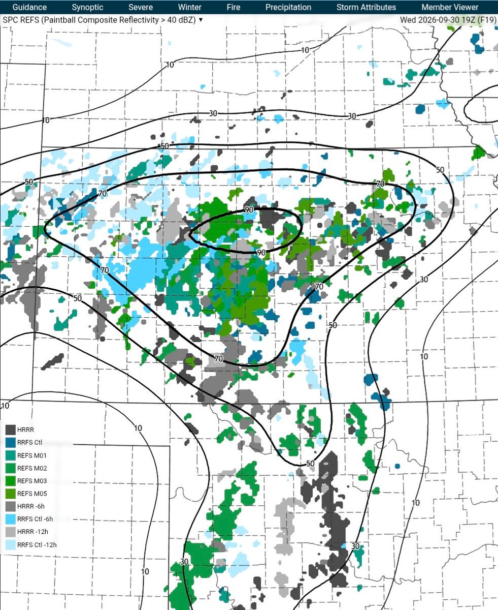 CameronJNixon's tweet photo. The new SPC REFS page is here!
https://t.co/boX0r6J4TA

The techniques devs (mostly Tim) have worked tirelessly on this, on a short deadline. This is SPC's own ensemble of best-performing REFS/HRRR members. I think the pan and zoom is really cool: https://t.co/DqgksAgNZE