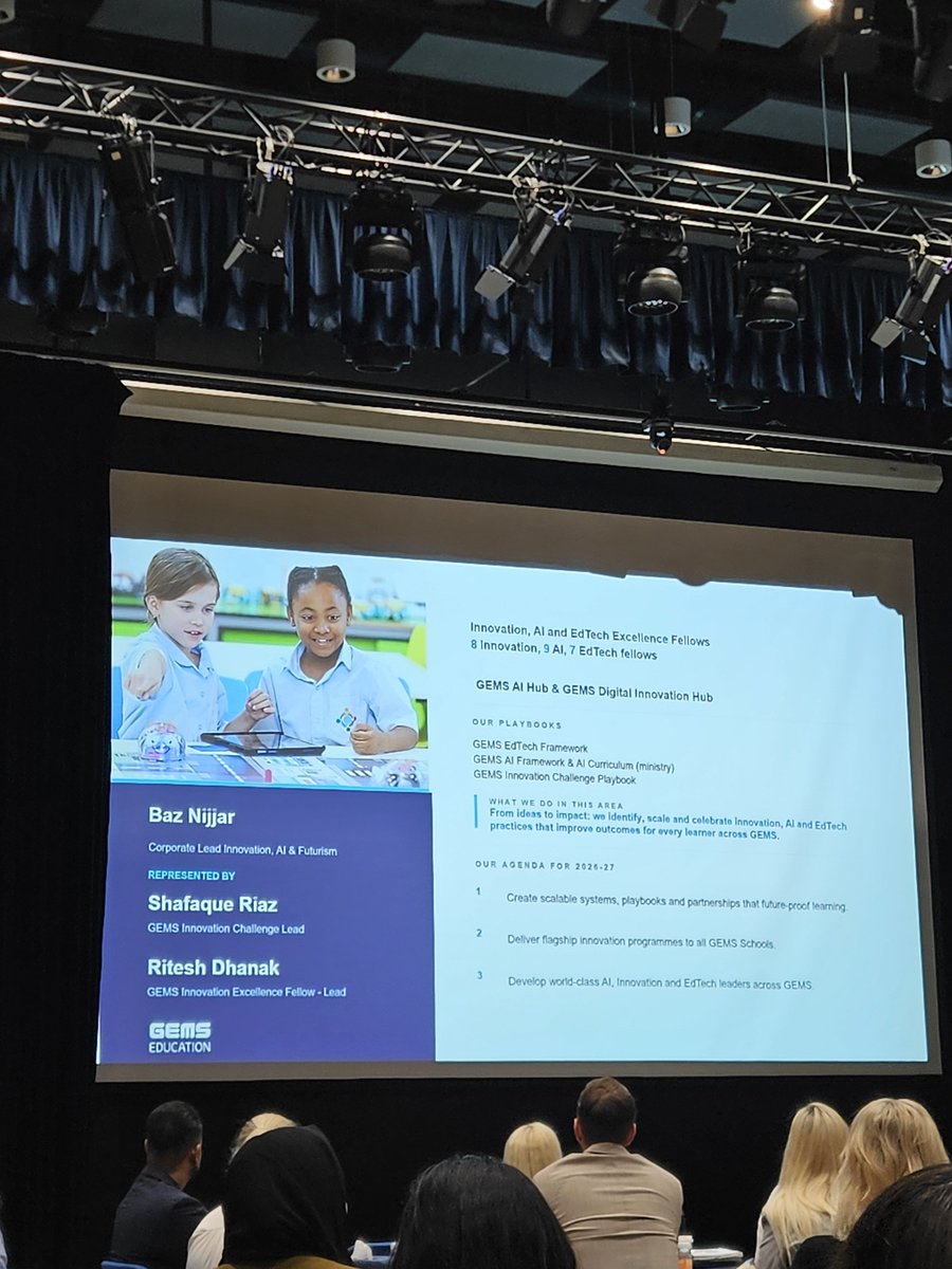 norttone11's tweet photo. Great connecting with other excellence fellows at GEMS metropole today.
#GEMSEducation #EdTech #AIFellows #Innovation #FutureOfLearning https://t.co/J3BtoGIrd8