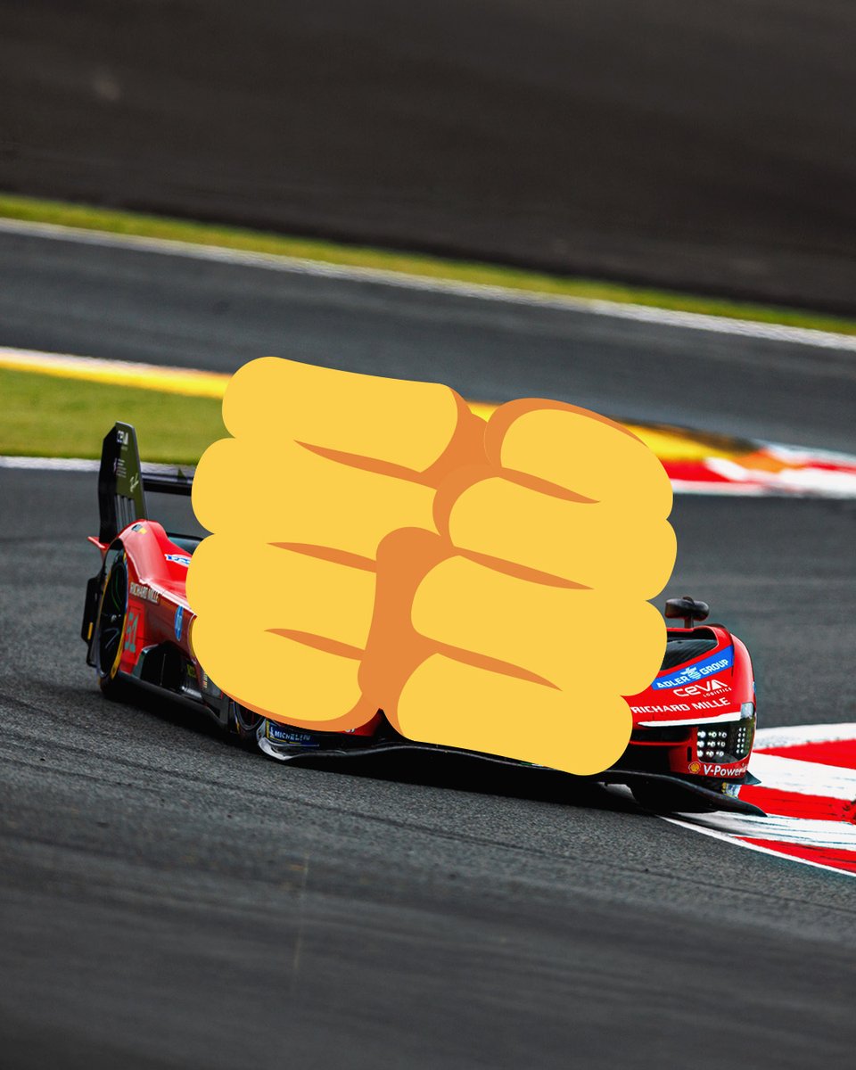 FerrariHypercar's tweet photo. We’ve got a surprise for you 🥰🌸

#FerrariHypercar #WEC #6HFuji https://t.co/xYMHCRe4zP